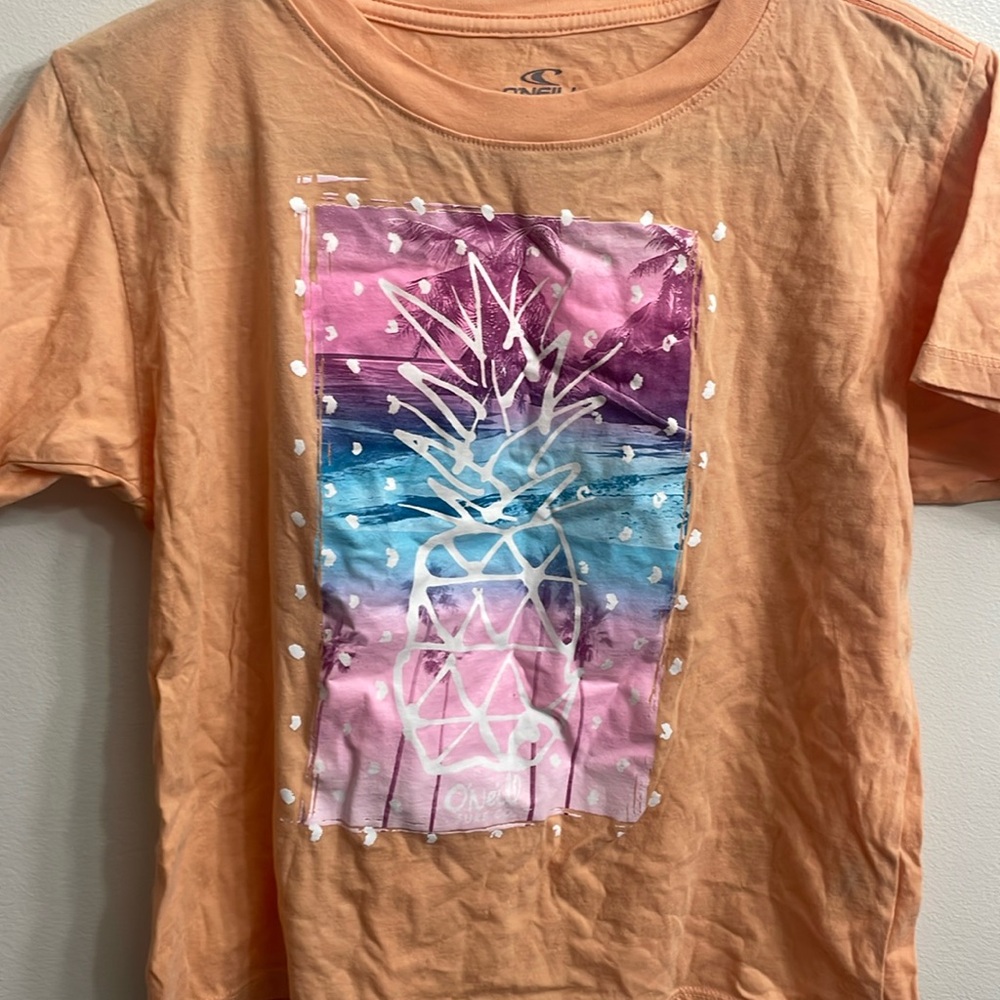 girls beach pineapple tshirt